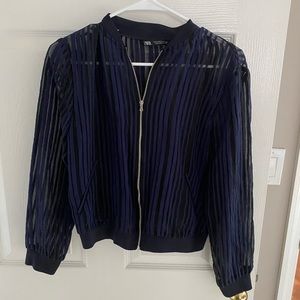 Zara blue jacket/cover up